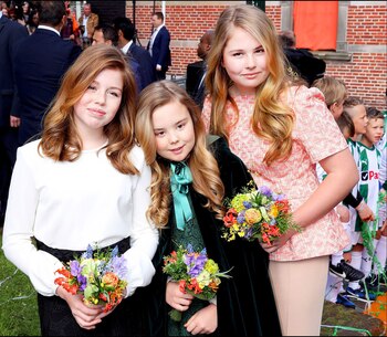 Las tres princesas durante la
