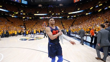 Westbrook se marchó furioso en