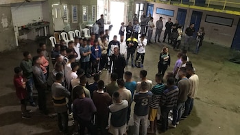 El juez de la Cámara Federal de Casación Penal Gustavo Hornos dialogó con los reclusos