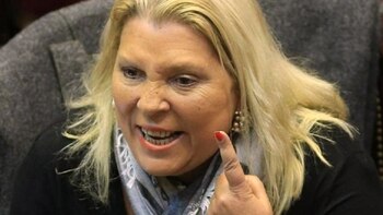 Carrió, se enojo en serio