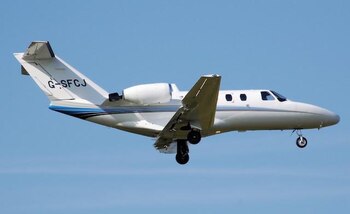 Cessna 525 CitationJet. Foto: Adrian
