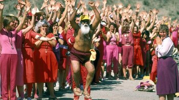 Los seguidores de Bhagwan vestían