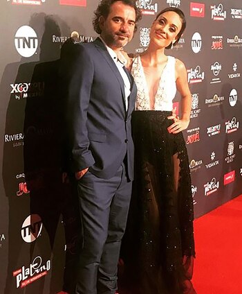 Pablo Trapero y Martina Gusmán