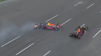 Ambos pilotos fueron retirados de