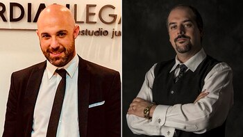 Guido Karp y Gastón Marano, abogados.