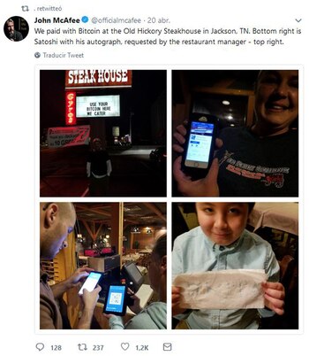 Algunos de los mensajes retuiteados