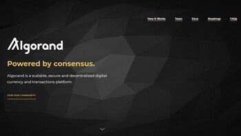 Alogrand está basadan en blockchain