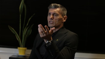 Entrevista al ex futbolista Sergio Goycochea, luego de grabar Los 8 escalones (Foto: Lihue Althabe)