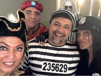 La sonrisa del gran DT.