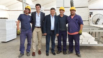 Juan Mnauel Urtubey y Domingo Peppo durante la firma del convenio en Chaco