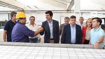 Los gobernadores de Salta y Chaco durante una recorrida en la provincia que gobierna Peppo