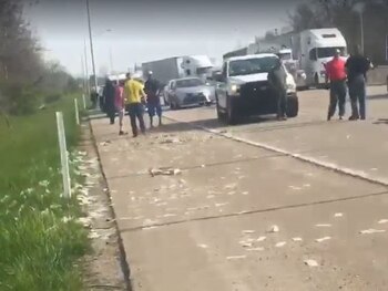 Una de las personas que