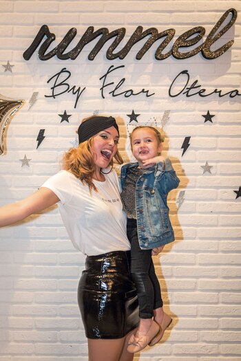 Con la pequeña Nina, en