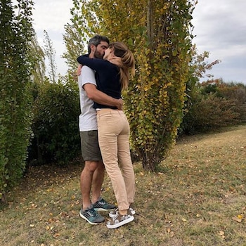 La actriz, muy enamorada de