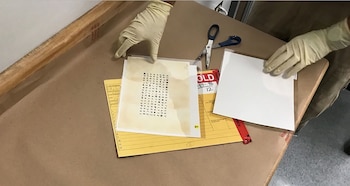 Una carta original del asesino