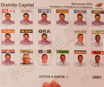 El tarjetón discrimina al colocar