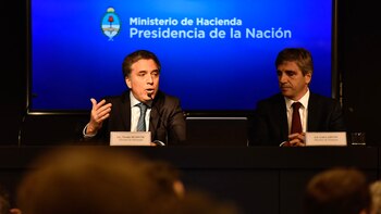 Nicolás Dujovne y Luis Caputo