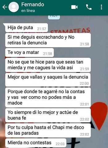 Los insultos y las amenazas