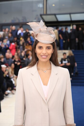 Tania Laurino llevó el sombrero