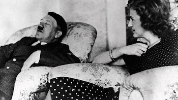 Adolf Hitler y su esposa Eva Braun.