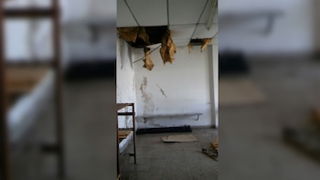 Roturas en el cielorraso.