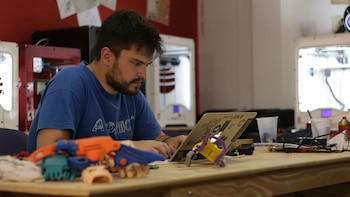 Gino Tubaro, el inventor argentino que deslumbró a Barack Obama. (Lihue Althabe)