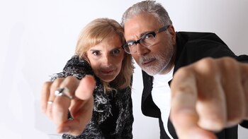 Bernarda Llorente y Claudio Villarruel