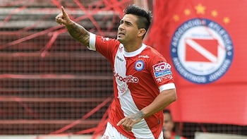 Pisculichi festeja su gol de