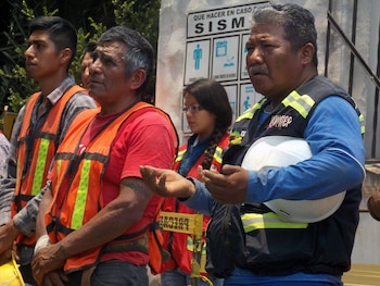 Los albañiles agradecen a la