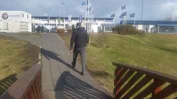 El camino de ingreso al