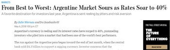 La nota del Wall Street Journal es concluyente para el mercado argentino: “De mal en peor”