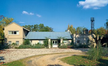 El frente de la casa