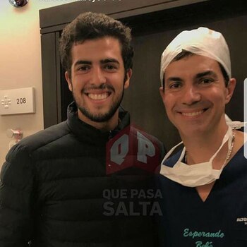 Marcos Urtubey y su papa