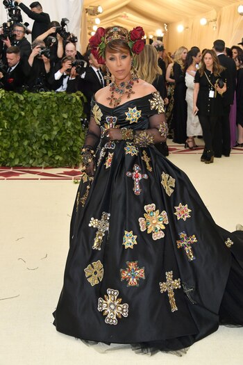 Marjorie Harvey, una pieza barroca recargada de Dolce & Gabbana