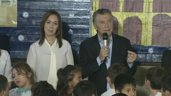 Macri y Vidal en una