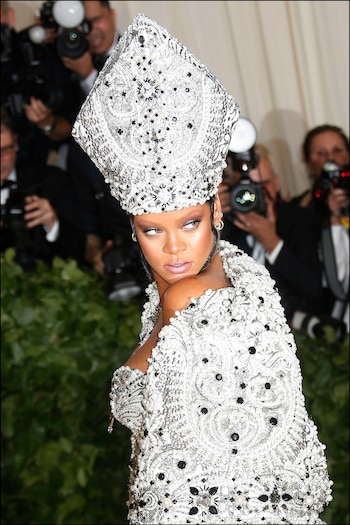 Rihanna en la gala del