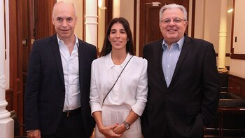Horacio Rodríguez Larreta junto a