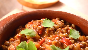 Guiso de lentejas para el