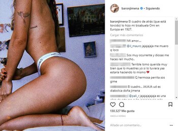 La foto en topless y