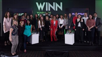 Parte de las mujeres periodistas