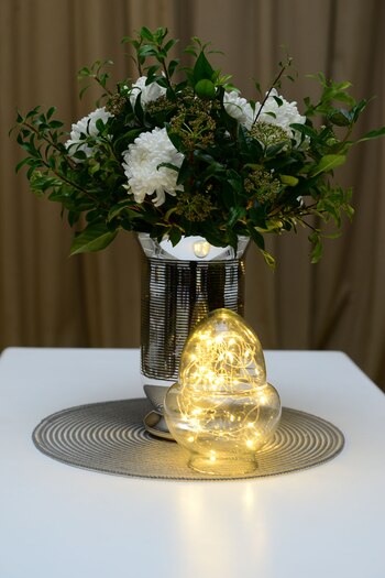 Centros de mesa con rosas