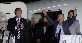 Coreanos estadounidenses liberados por el