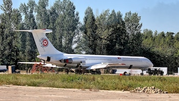 El Chammae-1, un Ilyushin IL-62M,