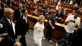 Alicia Pucheta juró como vicepresidente