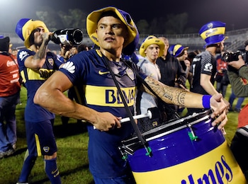 Los festejos de Boca tras