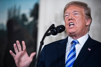 El presidente estadounidense, Donald Trump