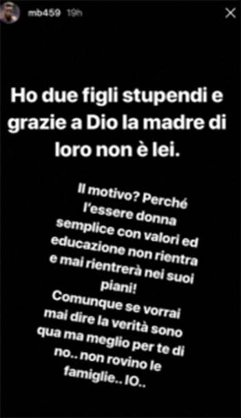 “Tengo dos hermosos hijos…”