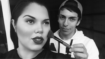 María Jiménez pacífico en una