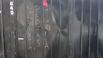 La pintada que encontraron los