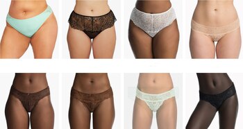 Las bombachas vienen en modelos de